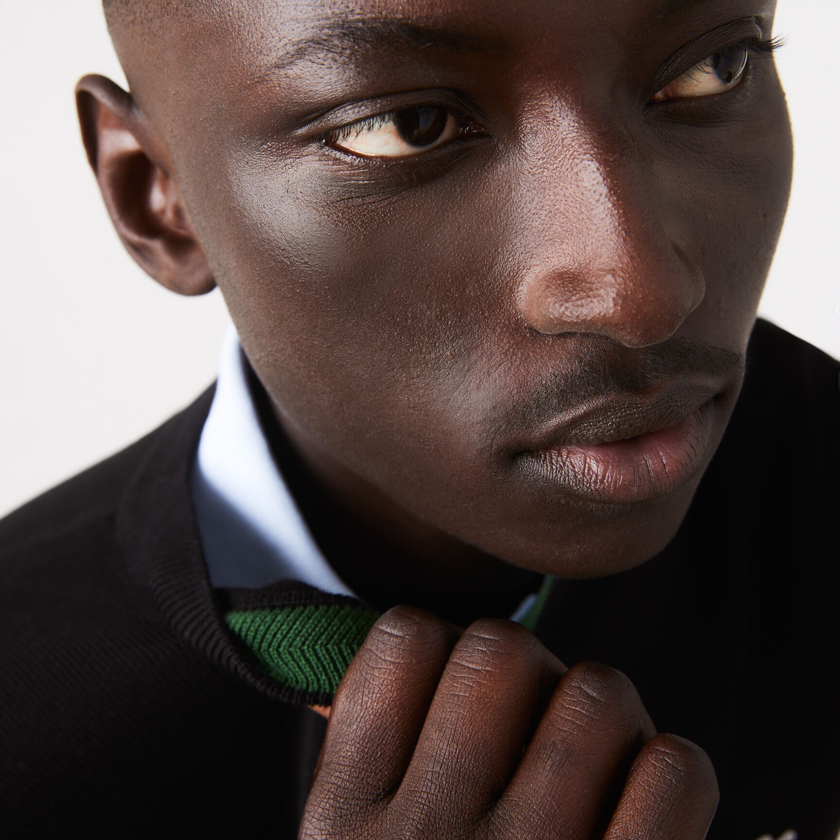 Monochrome Crew Neck Cotton Sweater Monochrome Crew Neck Cotton Sweater