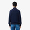 Zipped High Neck Cotton Sweater
