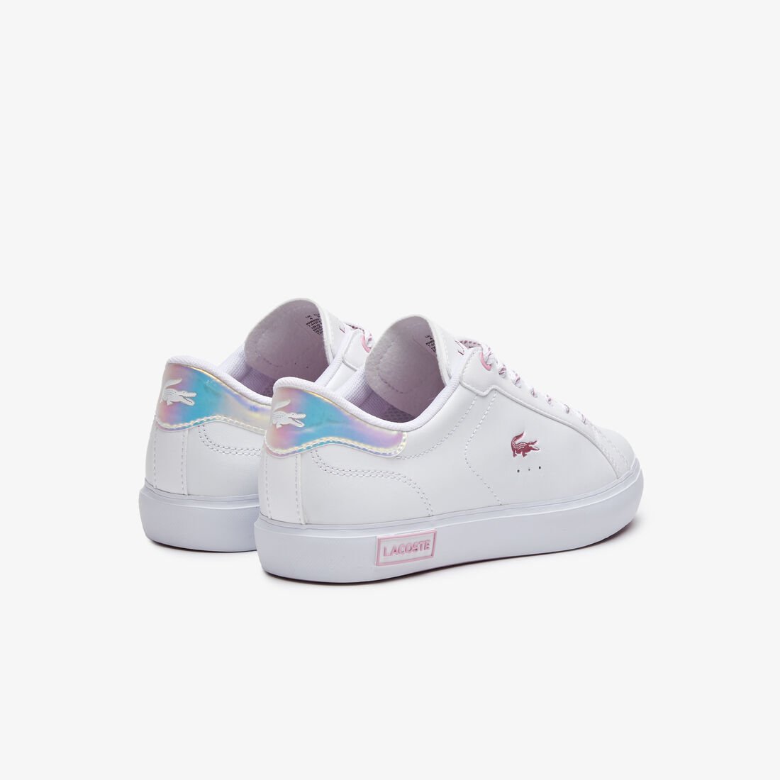 سنيكرز لاكوست باور كورت جلد للنساء سنيكرز لاكوست باور كورت جلد للنساء