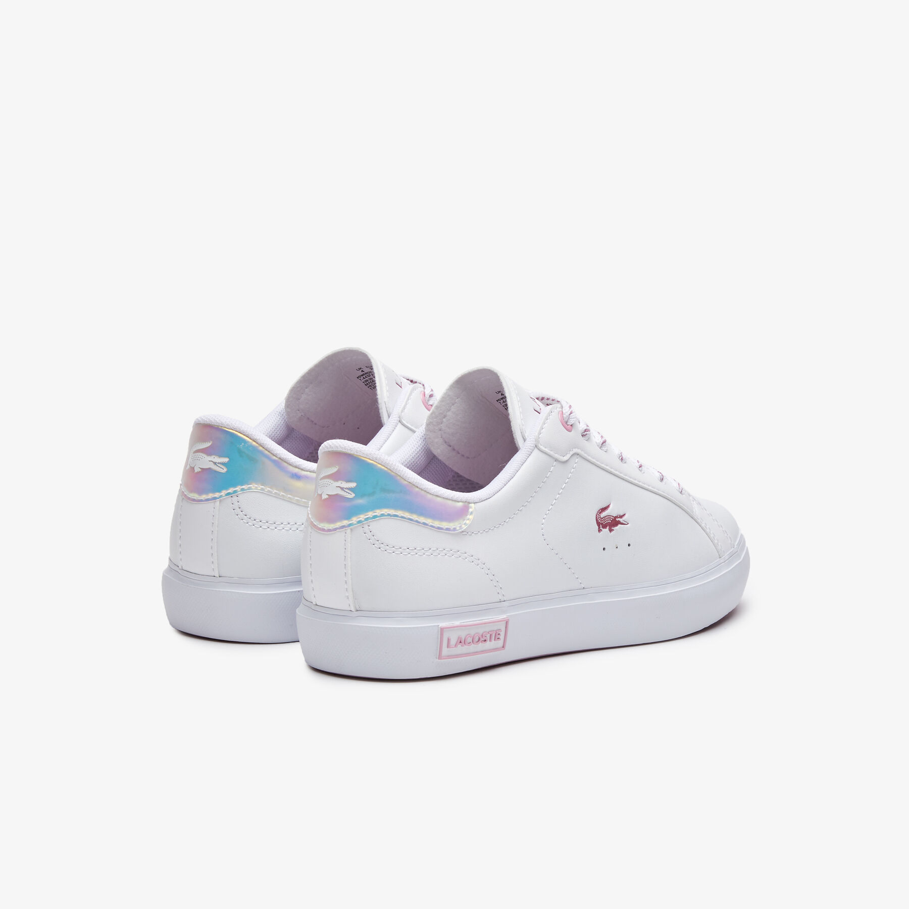 Women's Lacoste Powercourt Leather Trainers women s lacoste powercourt leather trainers