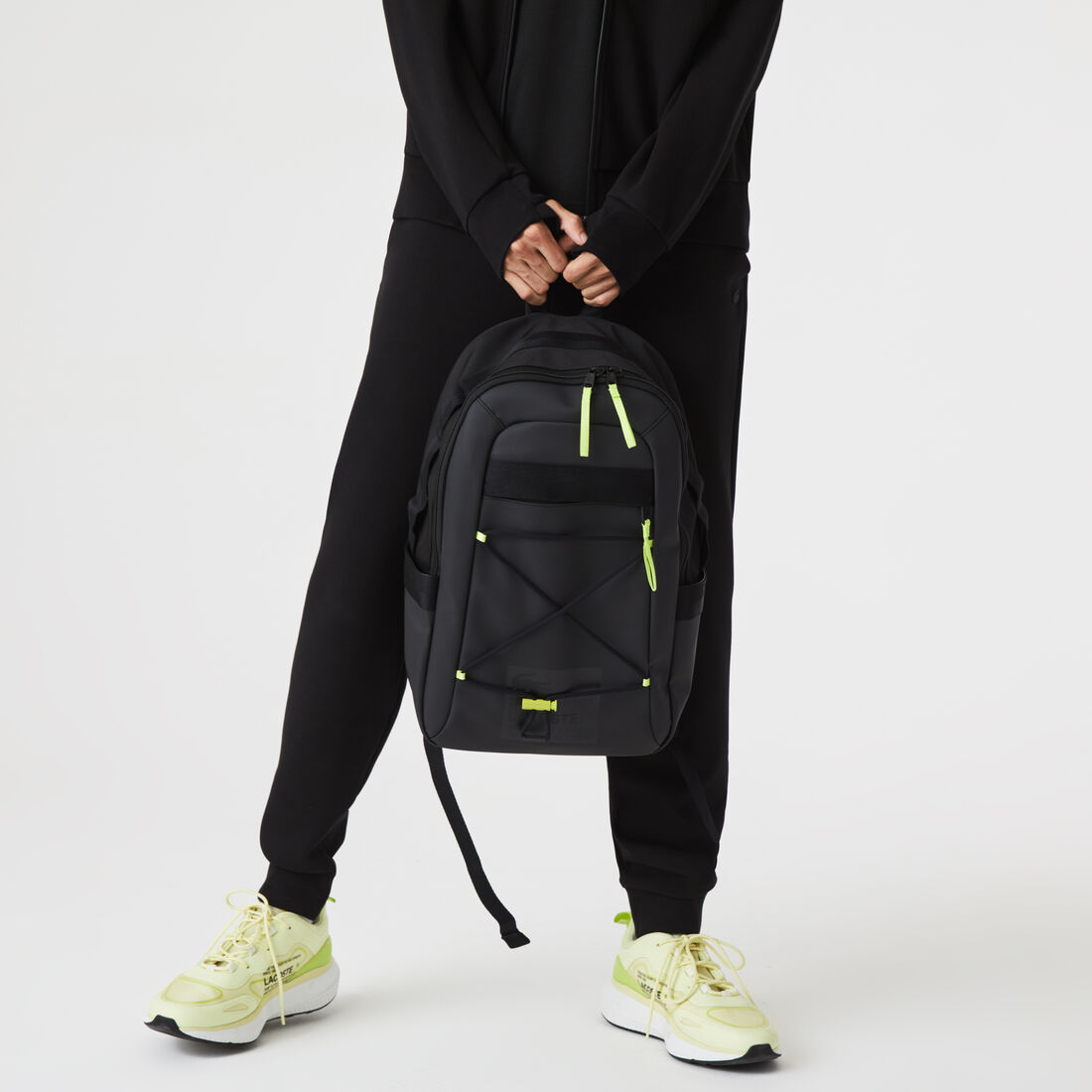Men's Lacoste Elasticised Cord Water-Repellent Backpack
