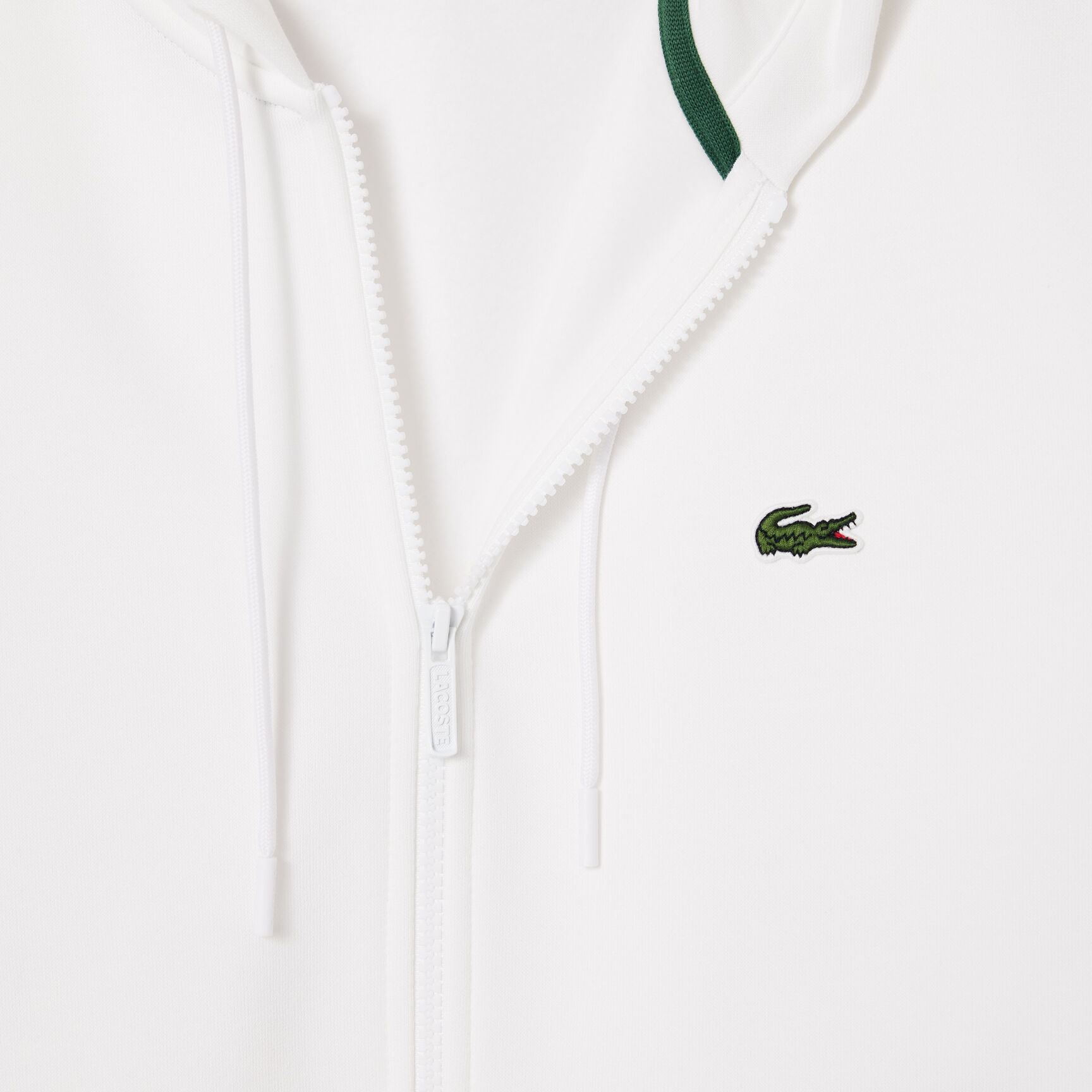 Logo Stripe Zip-Up Hoodie