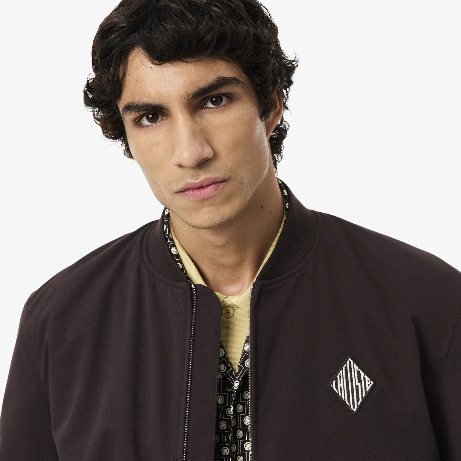 Retro Badge Water-Repellent Bomber Jacket lacoste retro badge water repellent bomber jacket