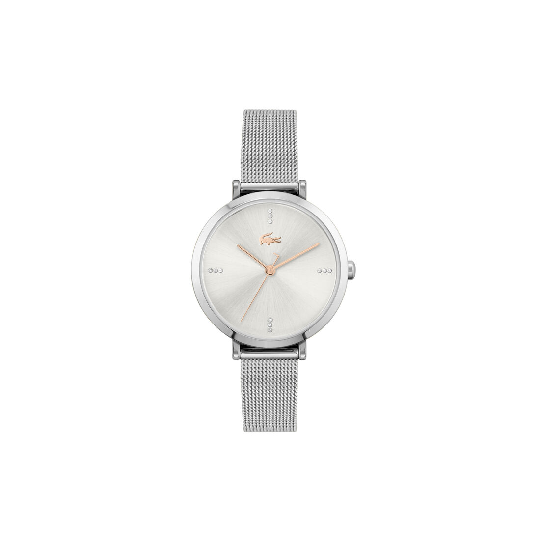Lacoste Geneva Womens Silver Dial Watch
