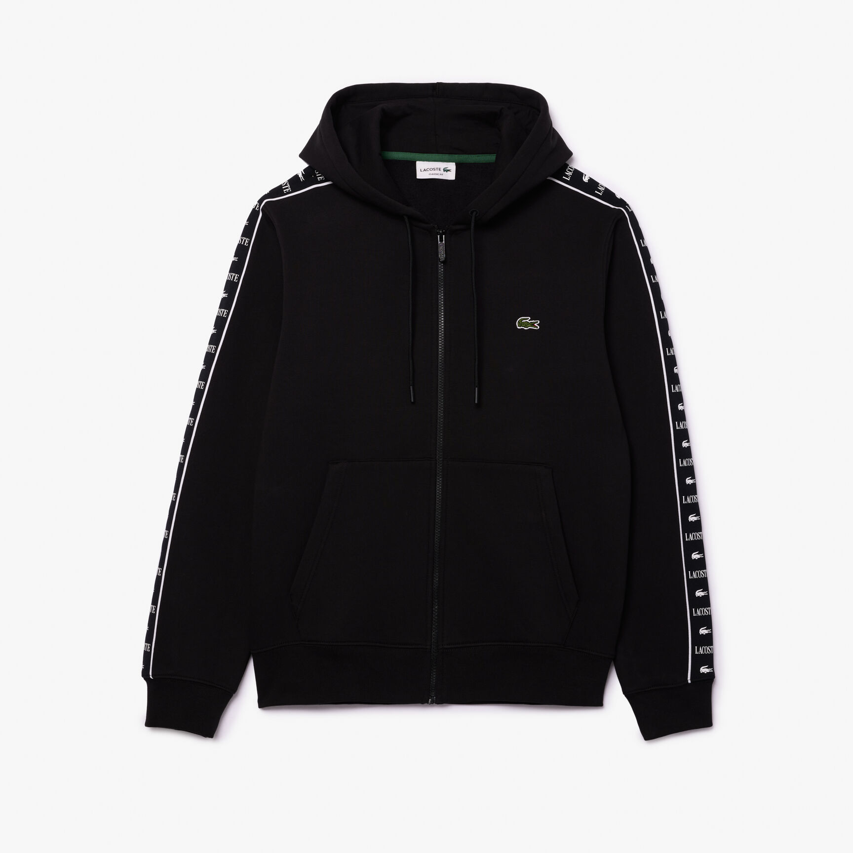 Logo Stripe Zip-Up Hoodie Logo Stripe Zip-Up Hoodie