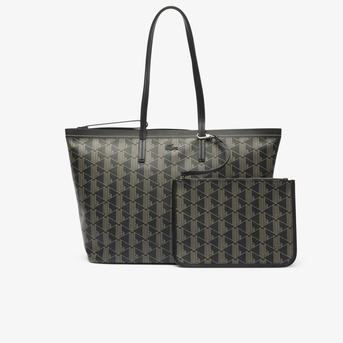 Zely Grained Tote with Pouch