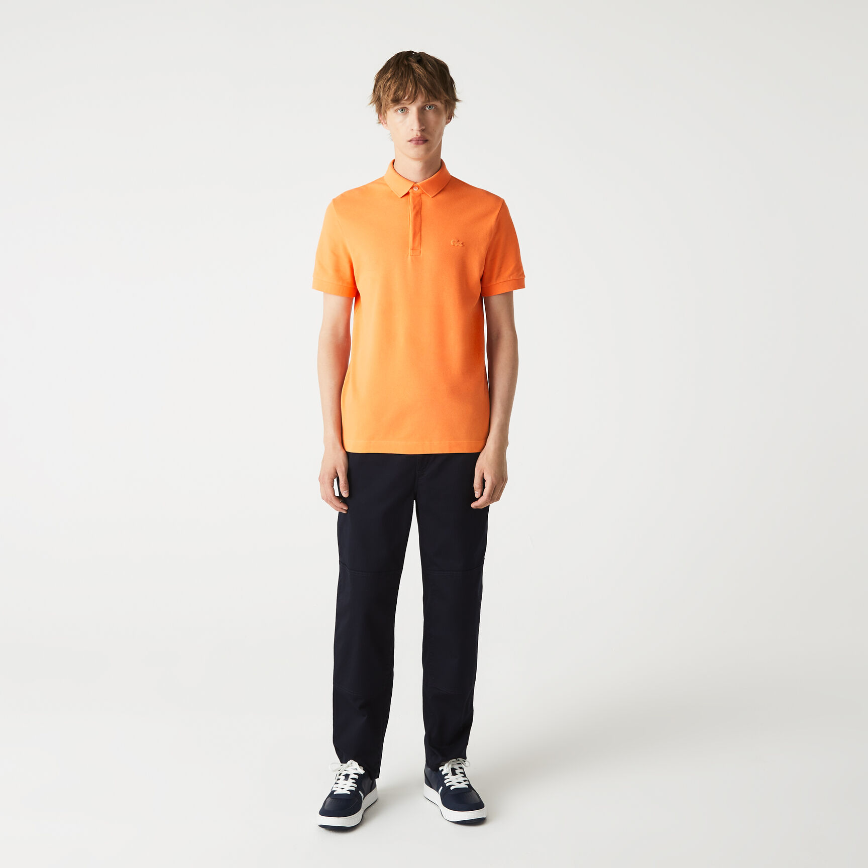 Regular Fit Paris Stretch Pique Polo Shirt