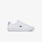 women s lacoste carnaby leather popped heel sneakers