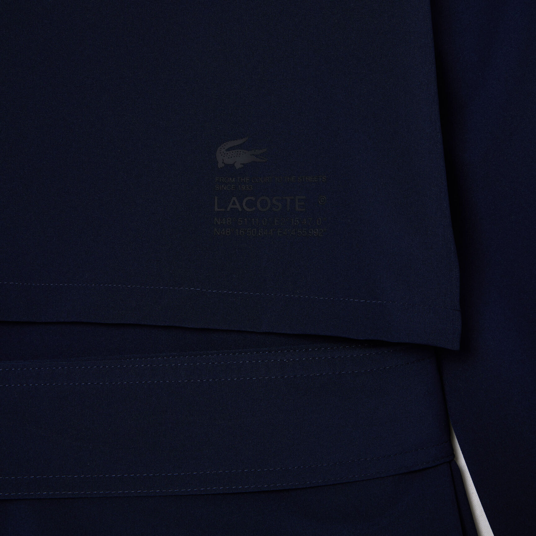 Women's Lacoste Two-Ply Pique Oversized Trench Coat Women's Lacoste Two-Ply Pique Oversized Trench Coat