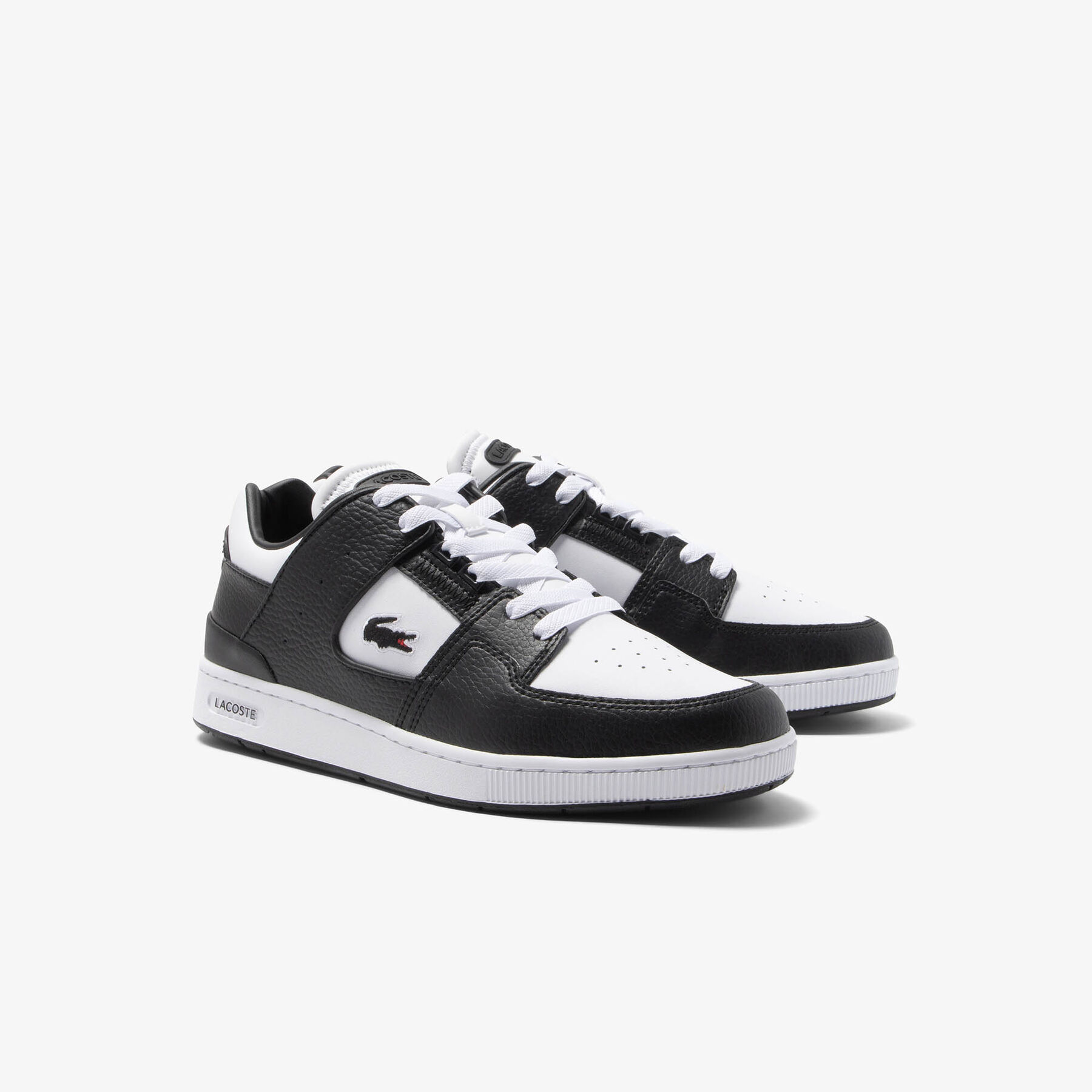 Men's Court Cage Leather Colour Contrast Trainers lacoste men s court cage leather colour contrast trainers
