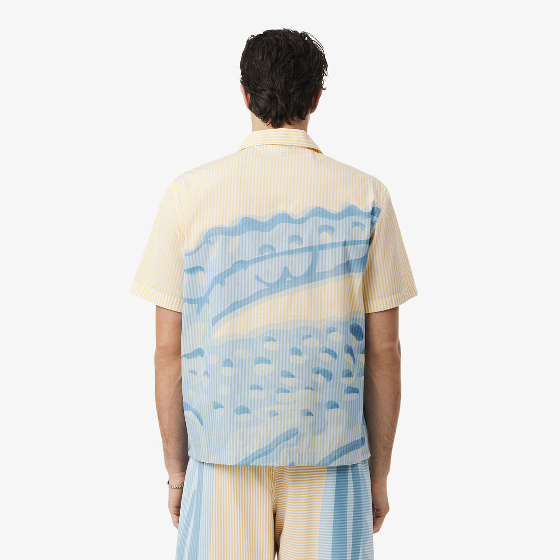 Relaxed Fit Striped Crocodile Shirt Relaxed Fit Striped Crocodile Shirt