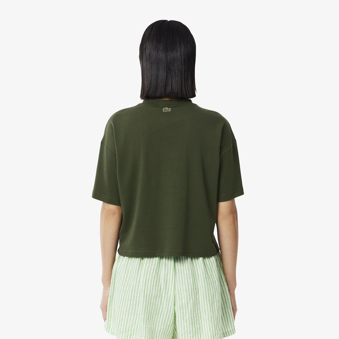 Lacoste Paris Badge Accent Jersey T-shirt Lacoste Paris Badge Accent Jersey T-shirt