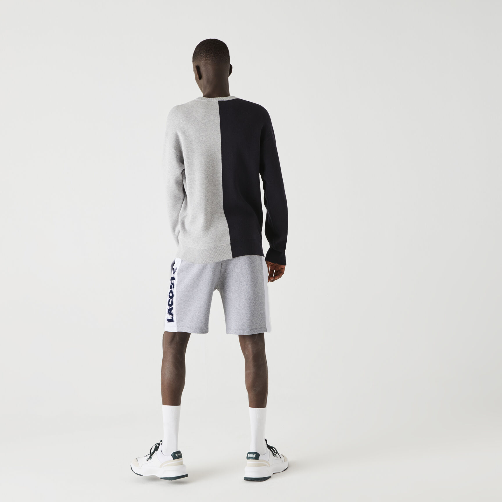 Men's Lacoste SPORT Contrast Band Fleece Shorts