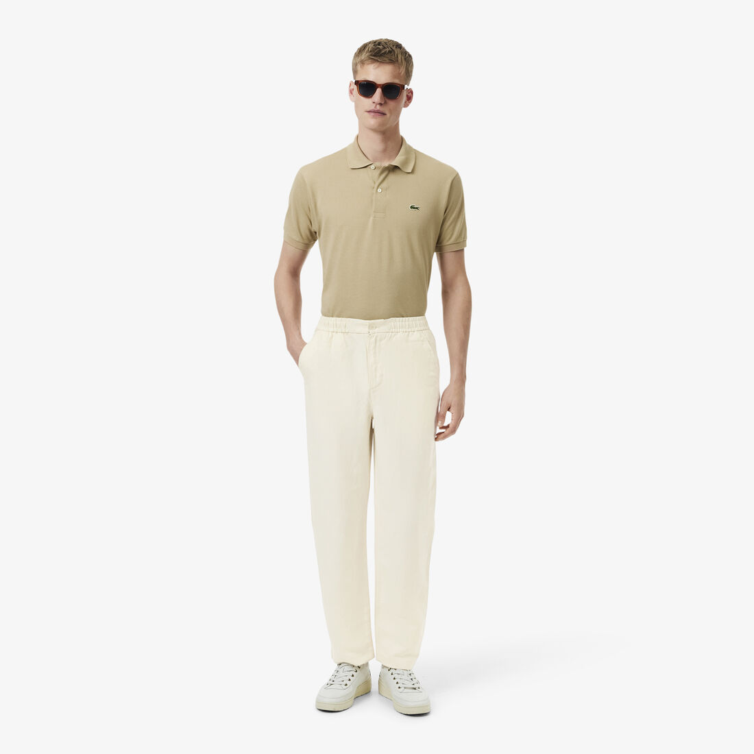 Regular Fit Linen Chino Pants