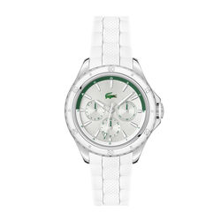 Santorini White Silicone Watch