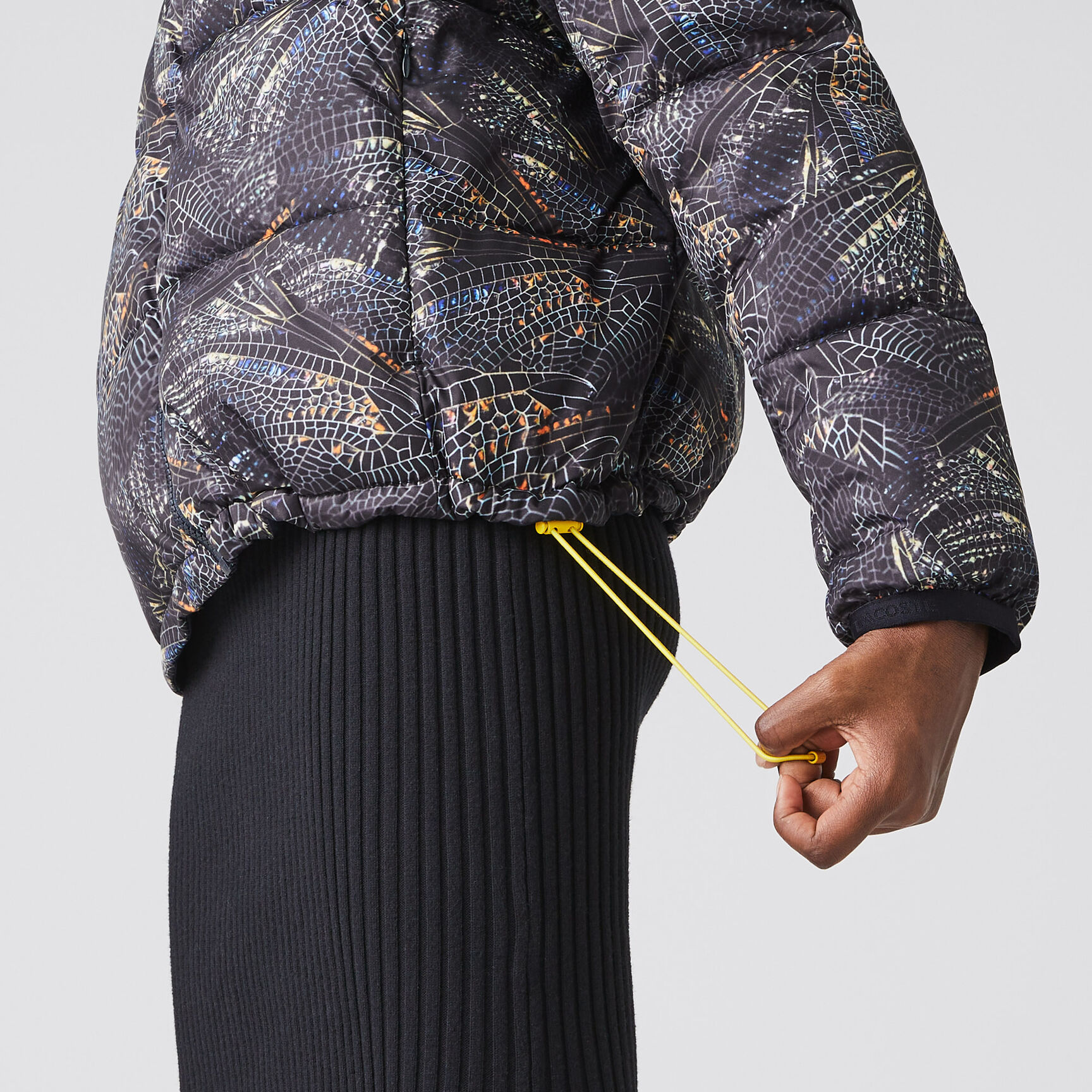 جاكيت مبطن مع طبعات من مجموعة National Geographic للنساء