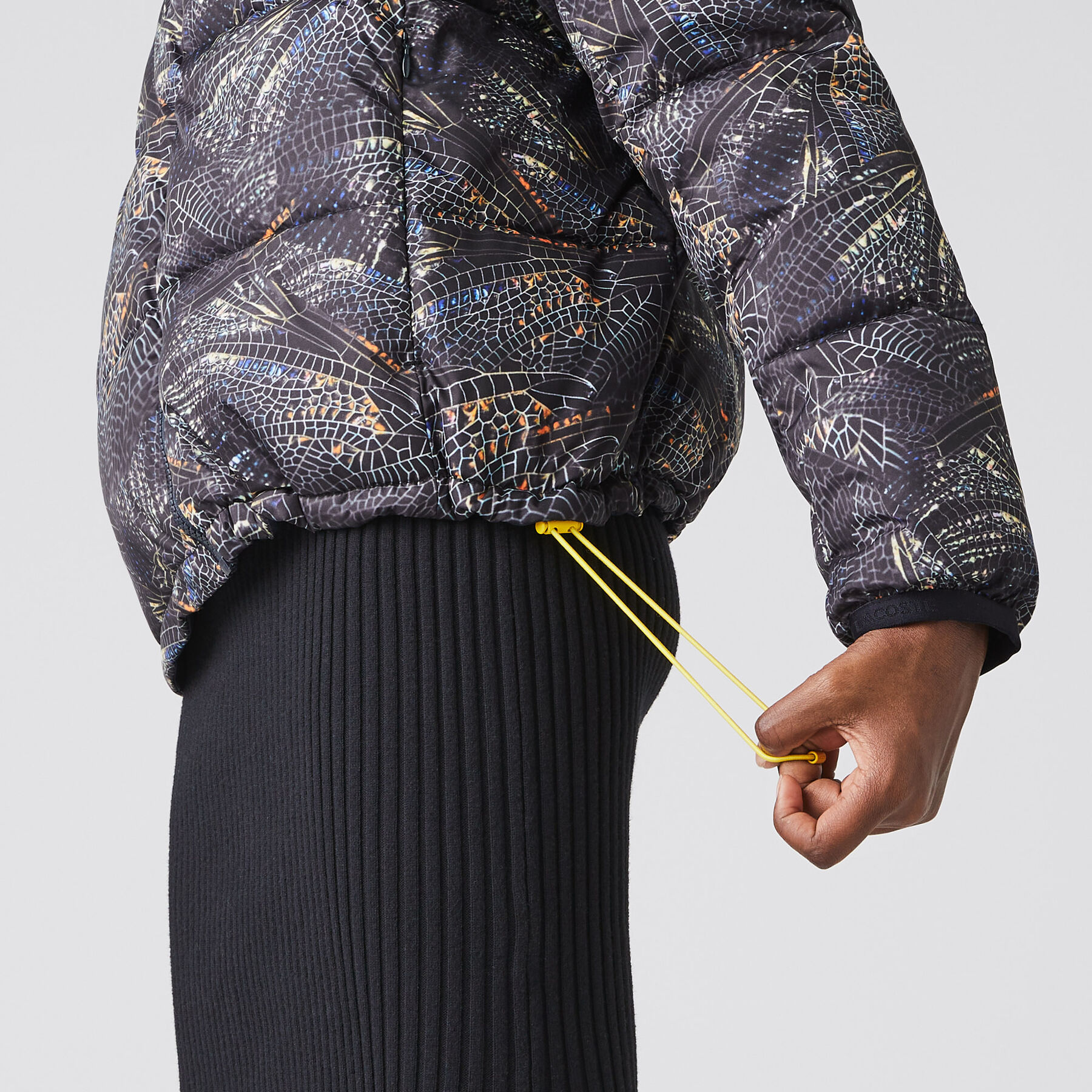 women s lacoste x national geographic print quilted jacket