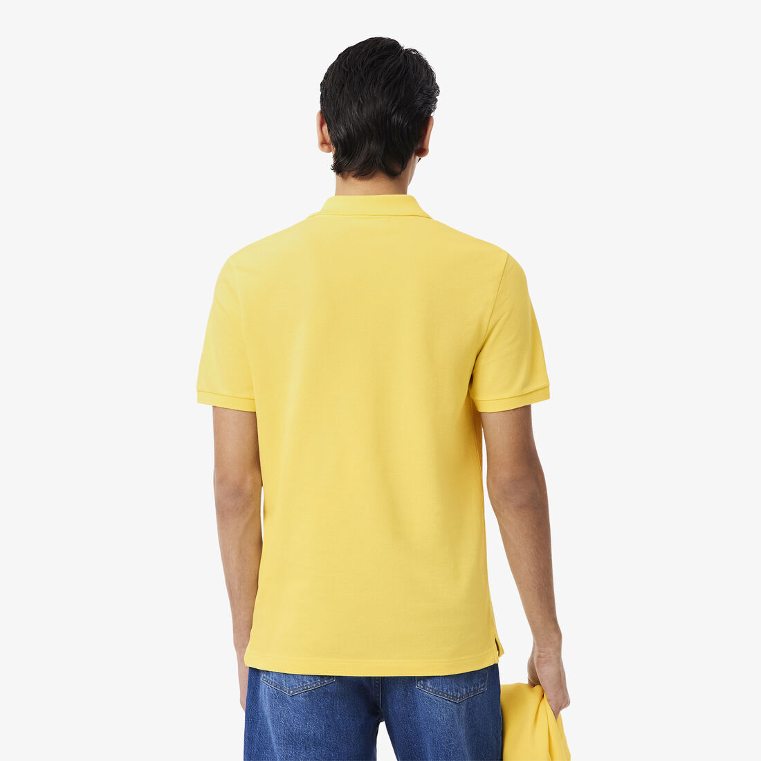 قميص بولو بيكيه بقصة ضيقة L.12.12 قميص بولو بيكيه بقصة ضيقة L.12.12