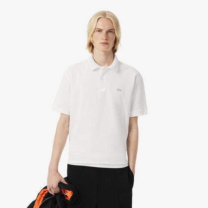 Loose Fit Heavy Pique Polo Shirt Loose Fit Heavy Pique Polo Shirt
