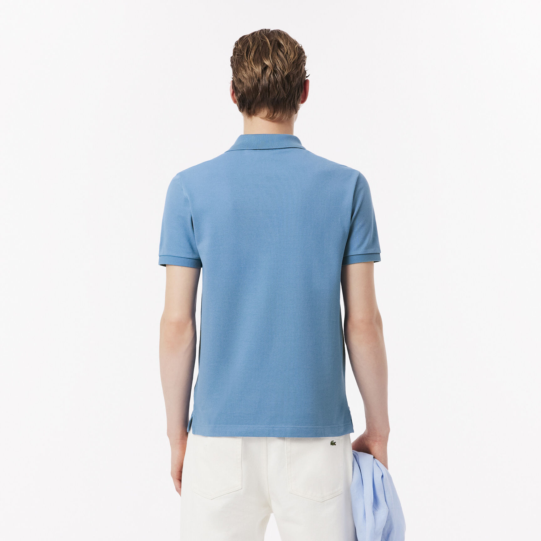 قميص بولو بيكيه بقصة ضيقة L.12.12 قميص بولو بيكيه بقصة ضيقة L.12.12