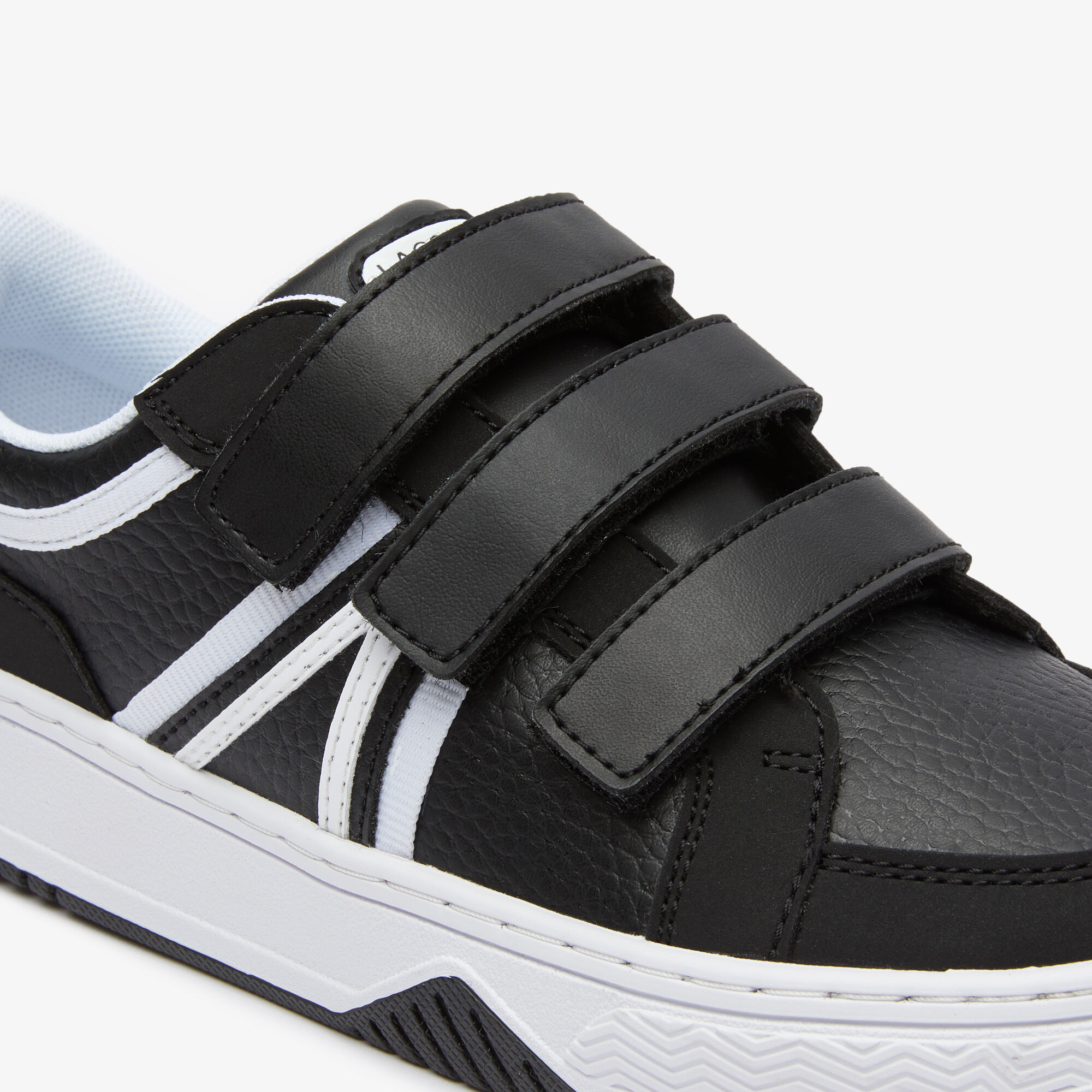 Lacoste 3 strap velcro trainers store