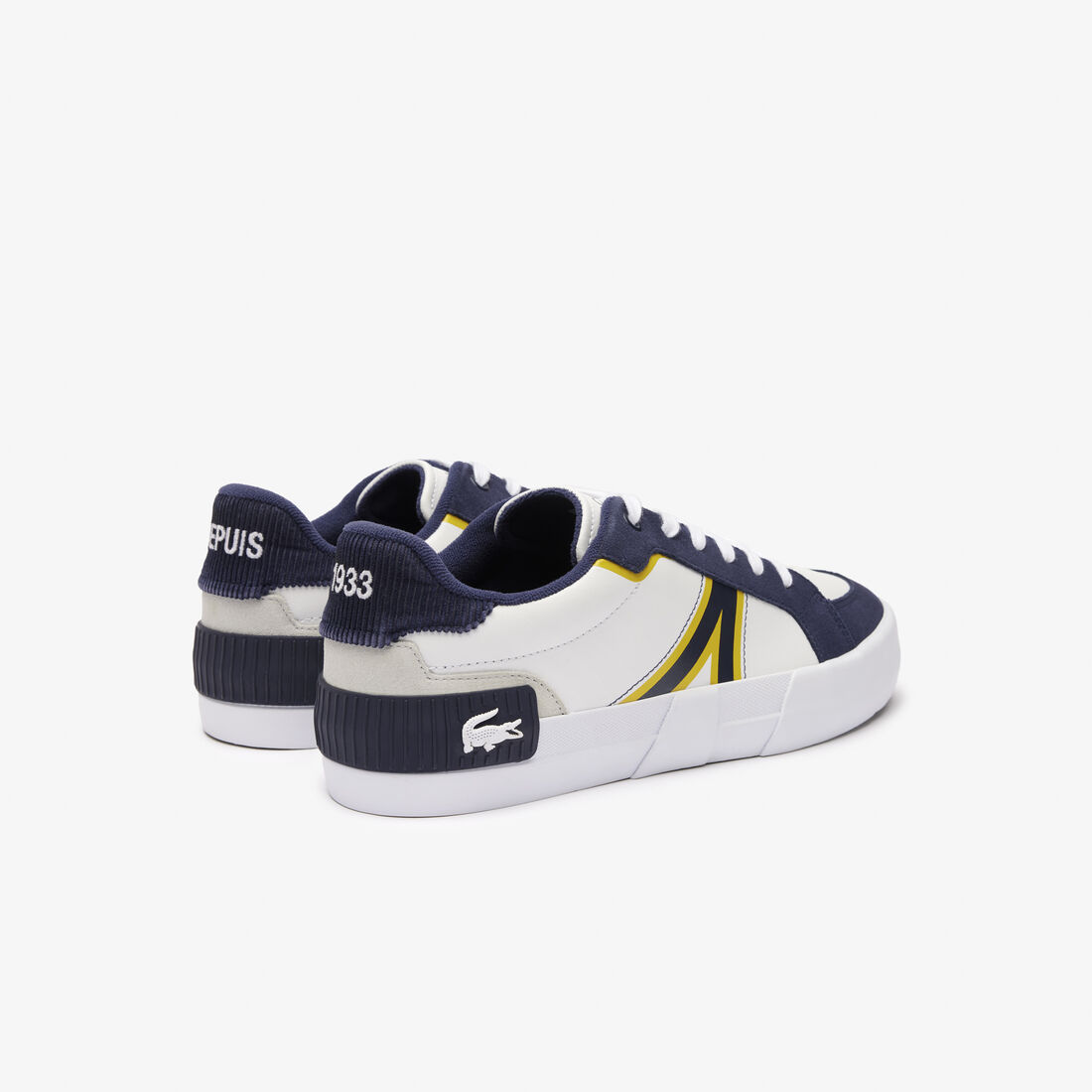 Men's L004 Leather Colourblock Trainers Men's L004 Leather Colourblock Trainers