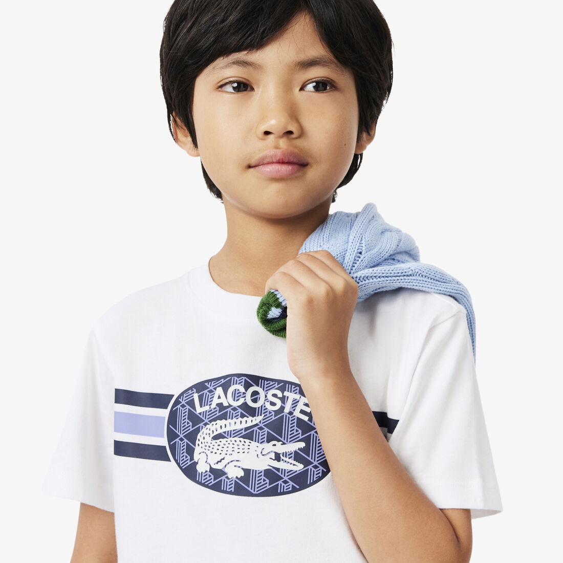 Monogram Print Cotton T-shirt Monogram Print Cotton T-shirt