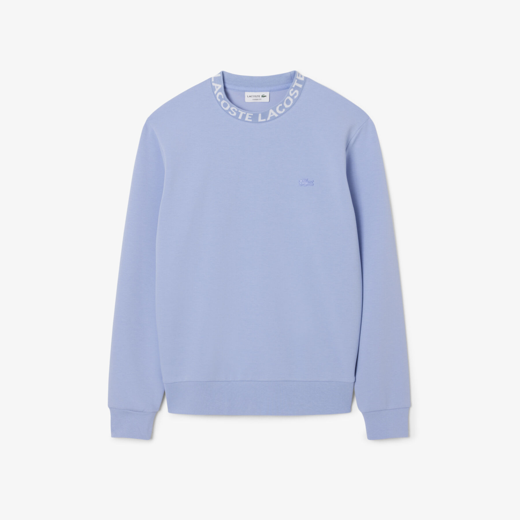 Jacquard Branded Jersey Sweatshirt lacoste jacquard branded jersey sweatshirt