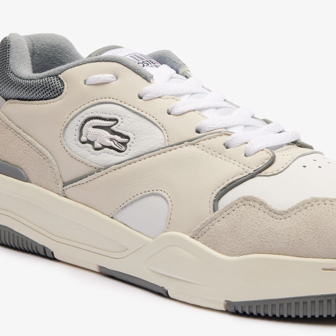 Men's Lineshot Leather Logo Trainers Men's Lineshot Leather Logo Trainers