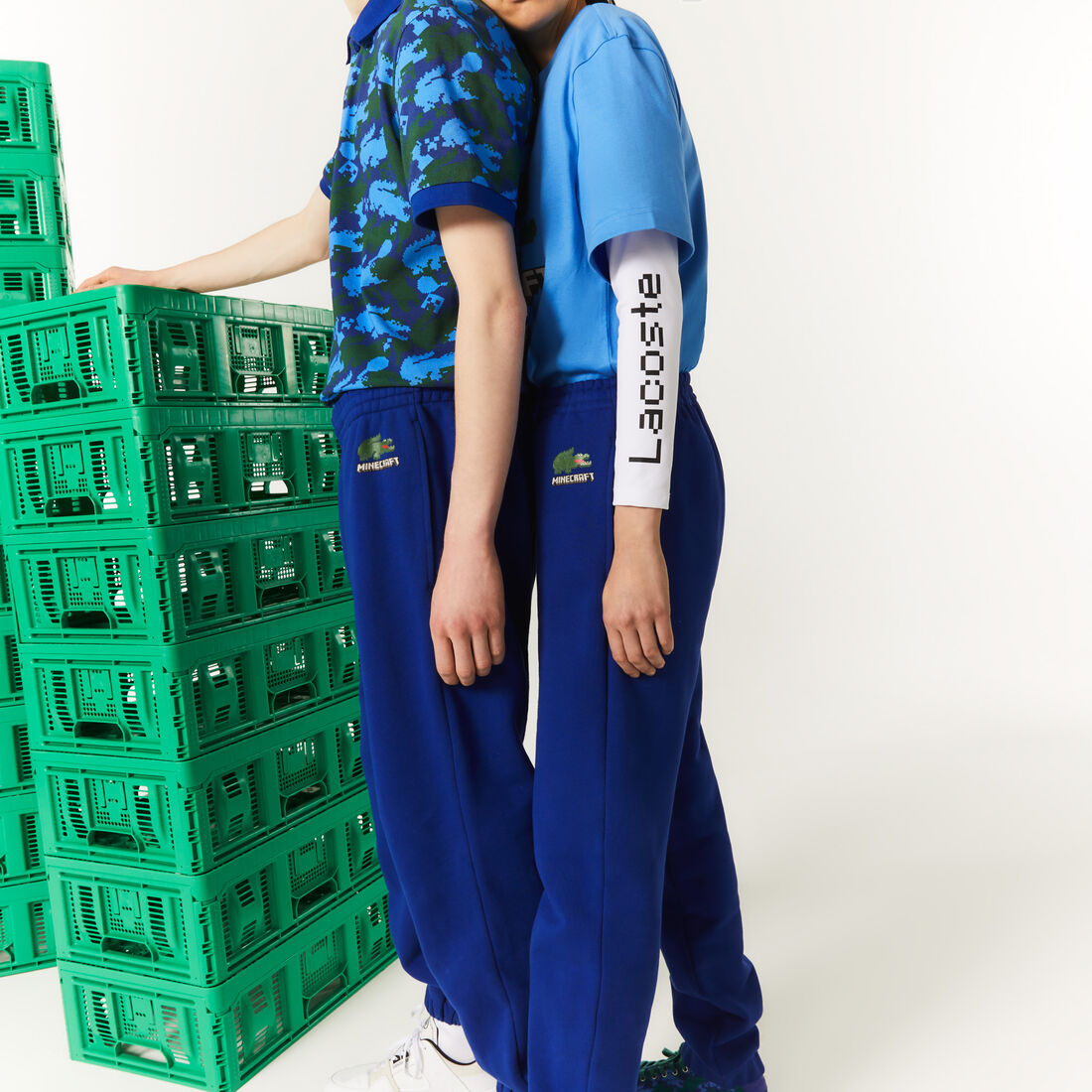 Unisex Lacoste x Minecraft Organic Cotton Fleece Joggers Unisex Lacoste x Minecraft Organic Cotton Fleece Joggers