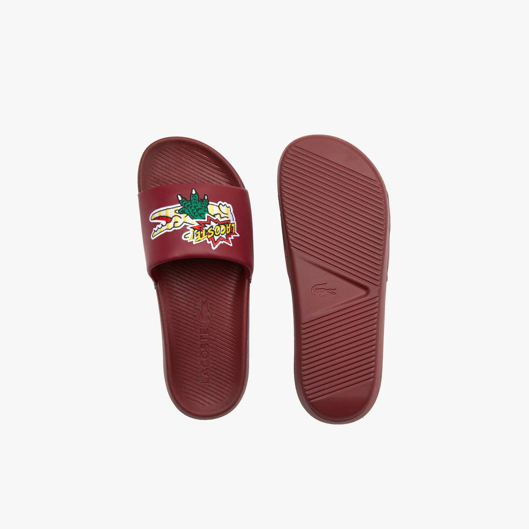 Men's Lacoste Croco Synthetic Slides