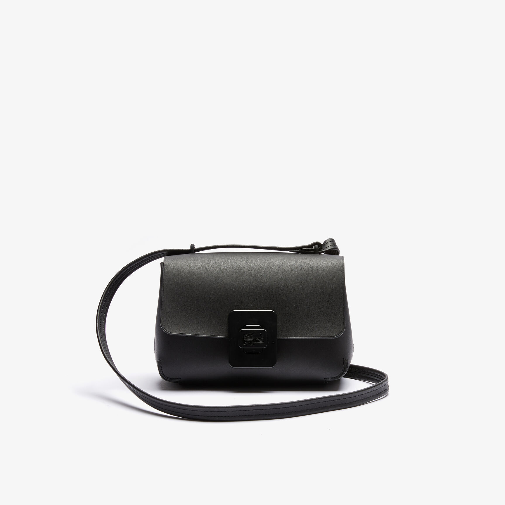 Women&rsquo;s Croco Turn Crocodile Clasp Leather Shoulder Bag