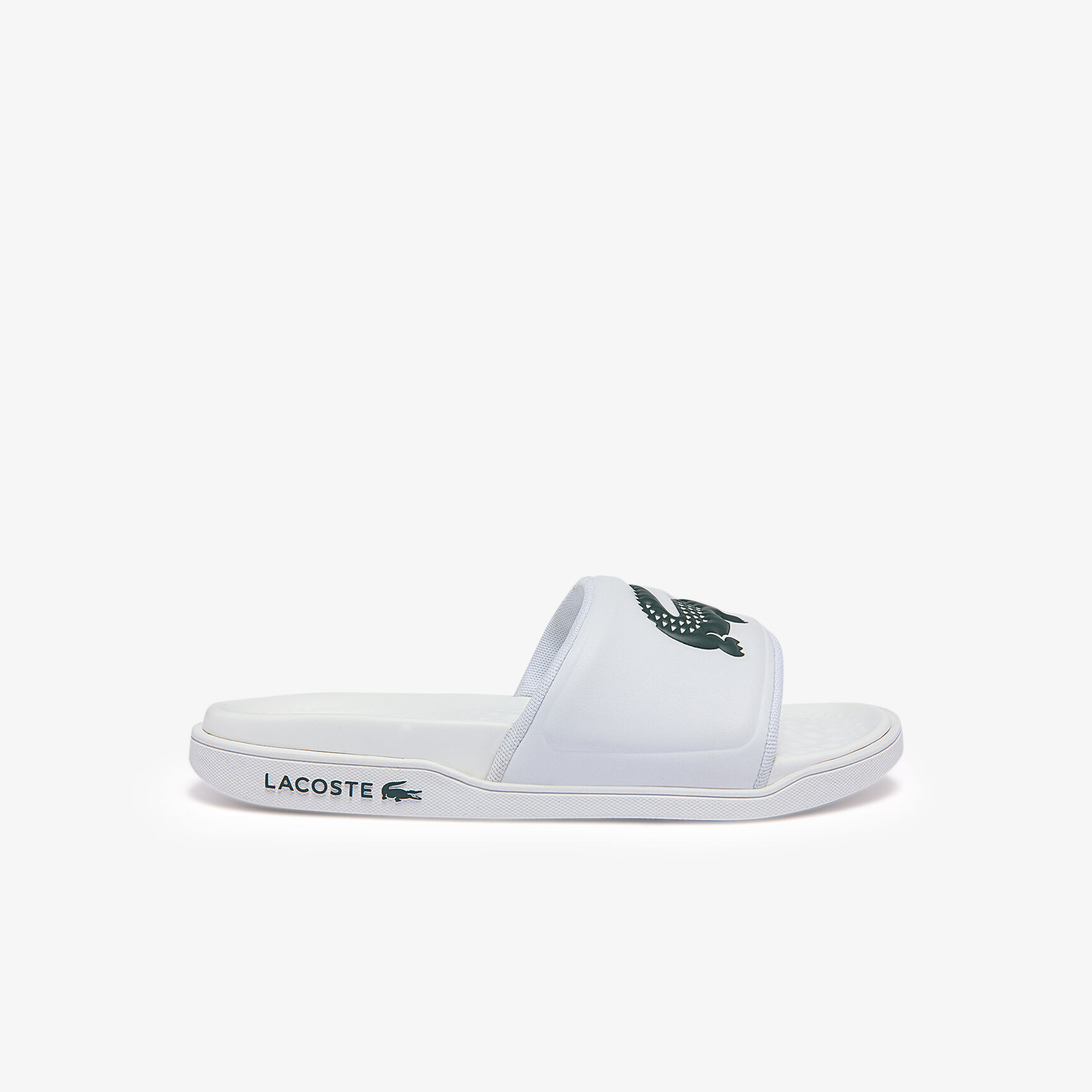 Women's Croco Dualiste Synthetic Logo Strap Slides Women's Croco Dualiste Synthetic Logo Strap Slides