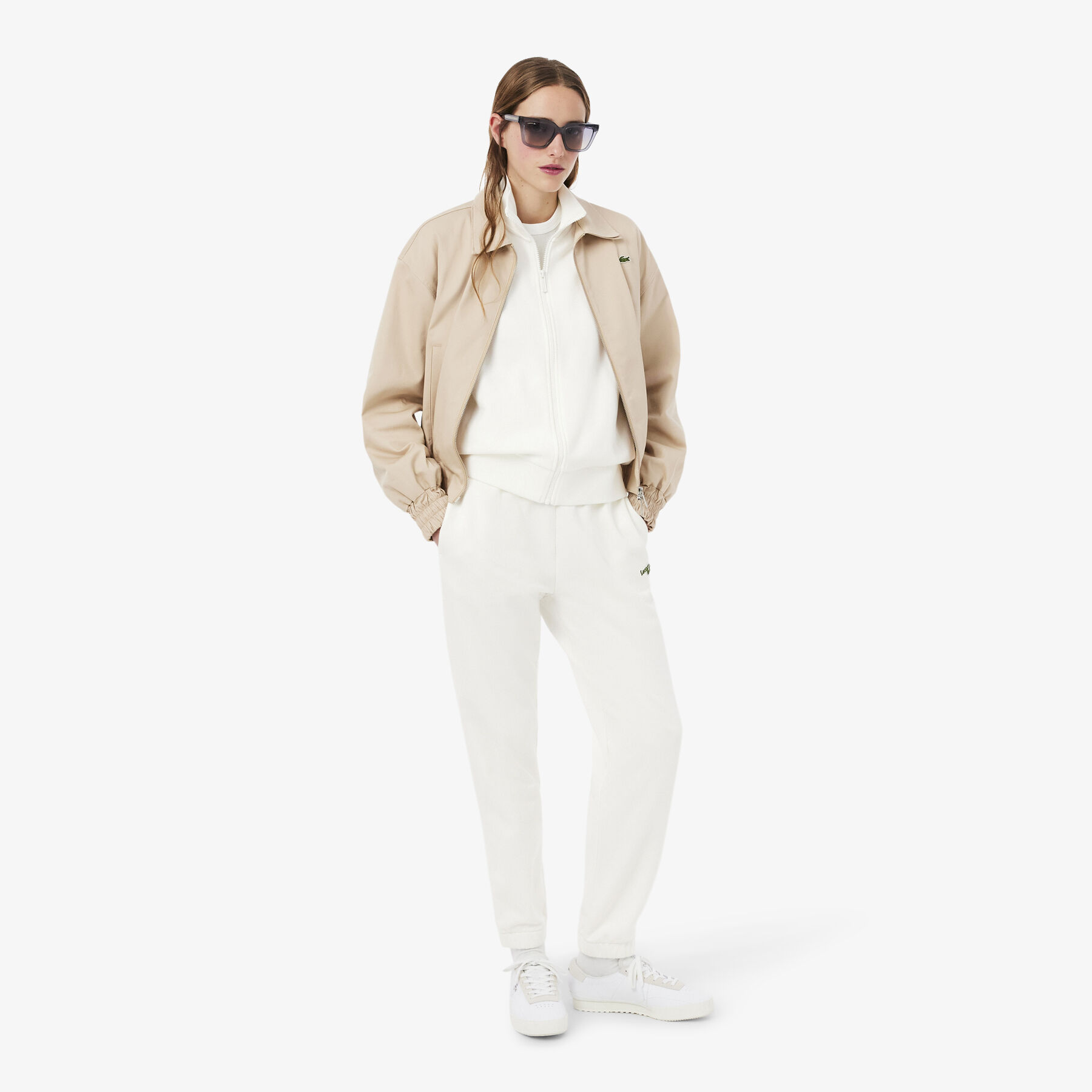 Relaxed Fit Zipped Badge Sweatshirt lacoste relaxed fit zipped badge sweatshirt