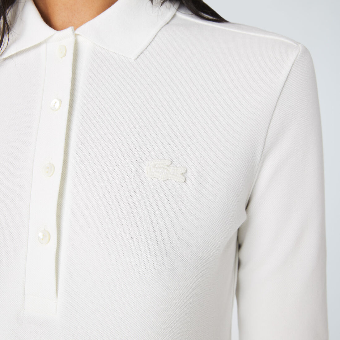 Women's Slim fit Stretch Pique Lacoste Polo Shirt Women's Slim fit Stretch Pique Lacoste Polo Shirt