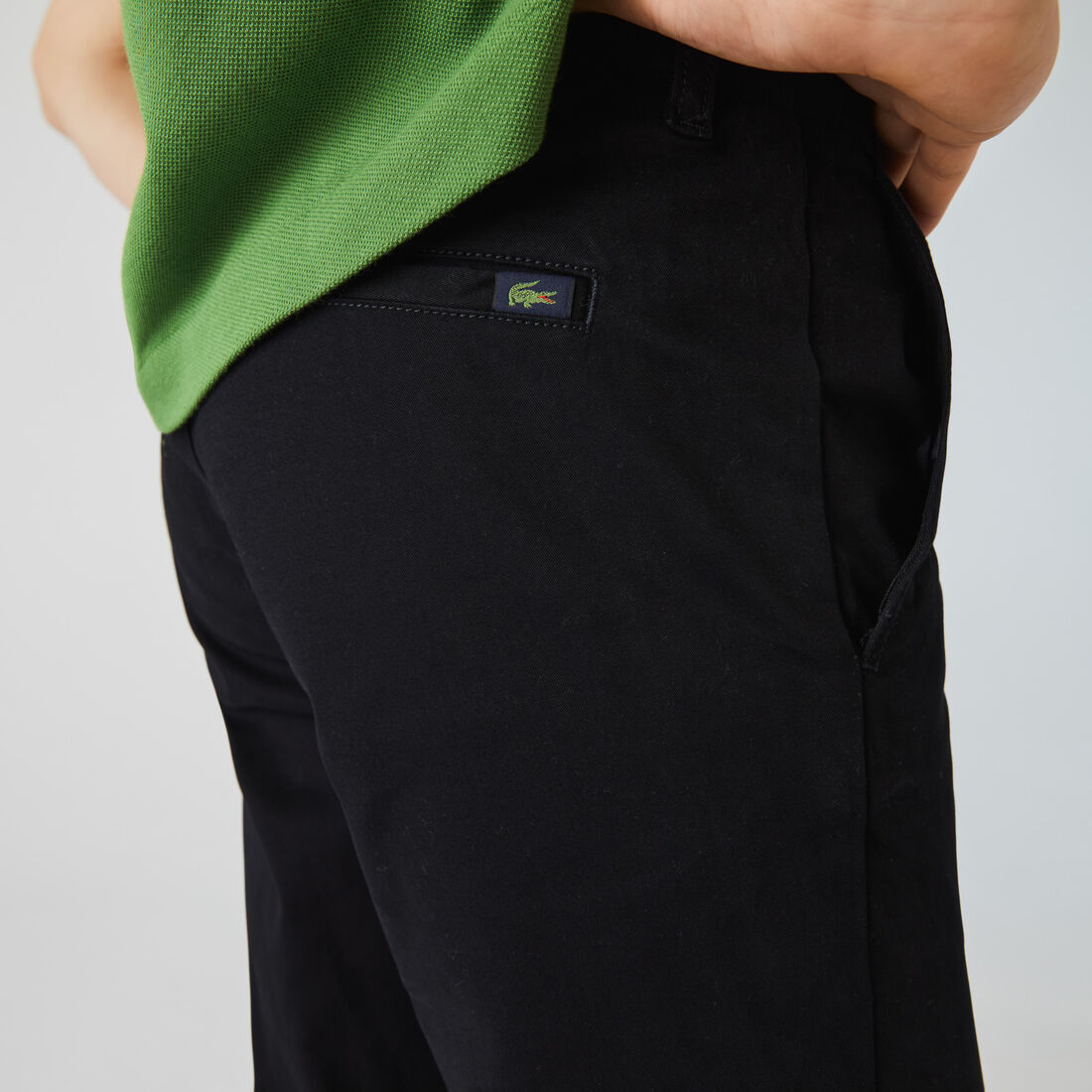 بنطال التشينو من الجبردين المرن بقصة ضيقة للرجال بنطال التشينو من الجبردين المرن بقصة ضيقة للرجال