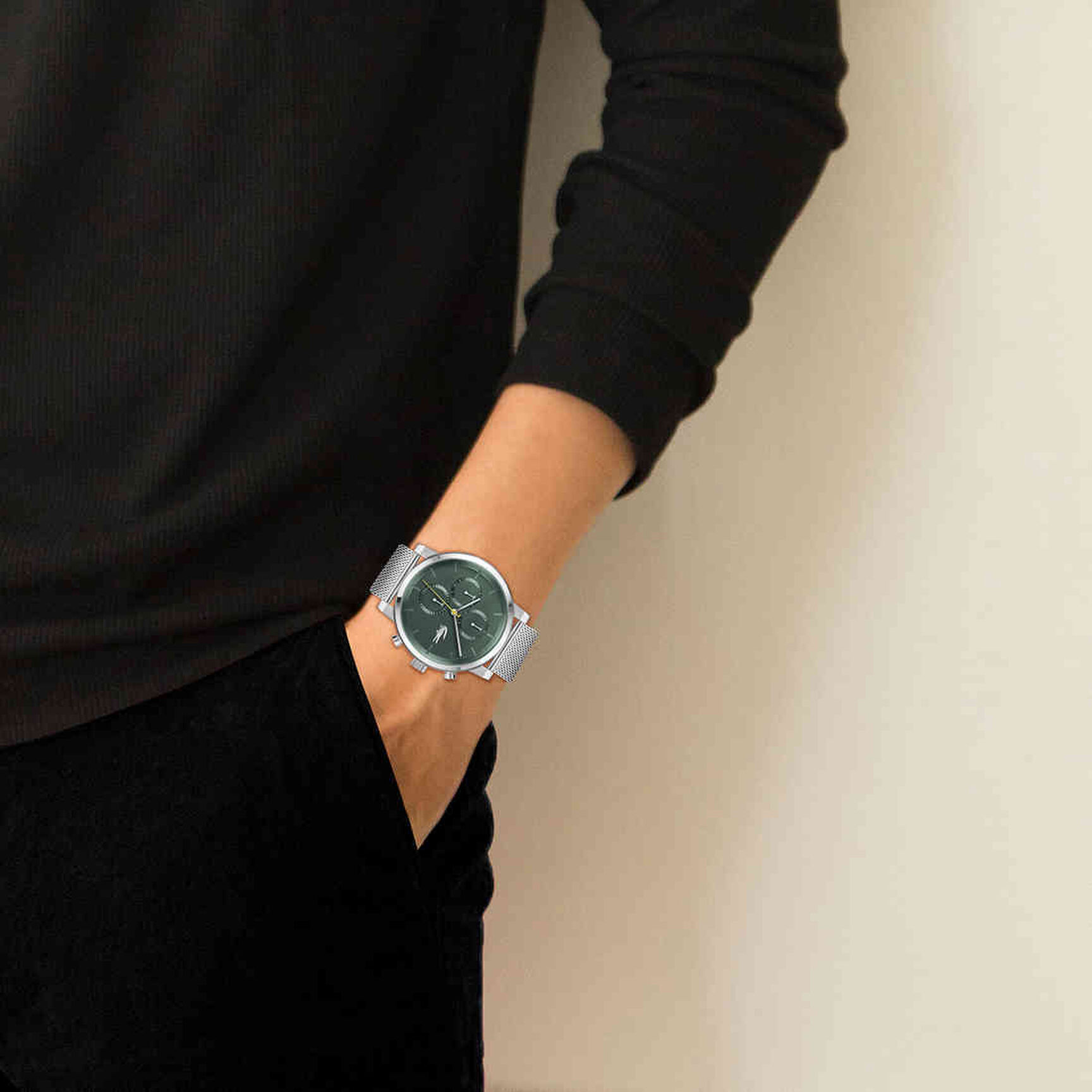 Men Stainless Steel Multifunction Quartz Watch