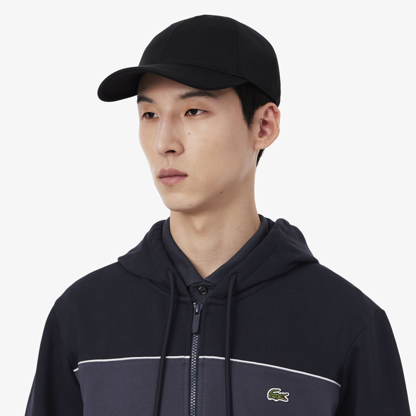 Colour-Block Zipped Hoodie Colour-Block Zipped Hoodie