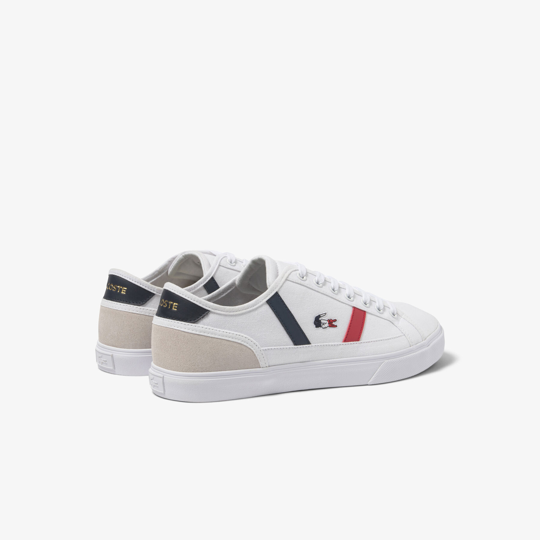 Men's Lacoste Sideline Pro Textile Tricolour Trainers men s lacoste sideline pro textile tricolour trainers