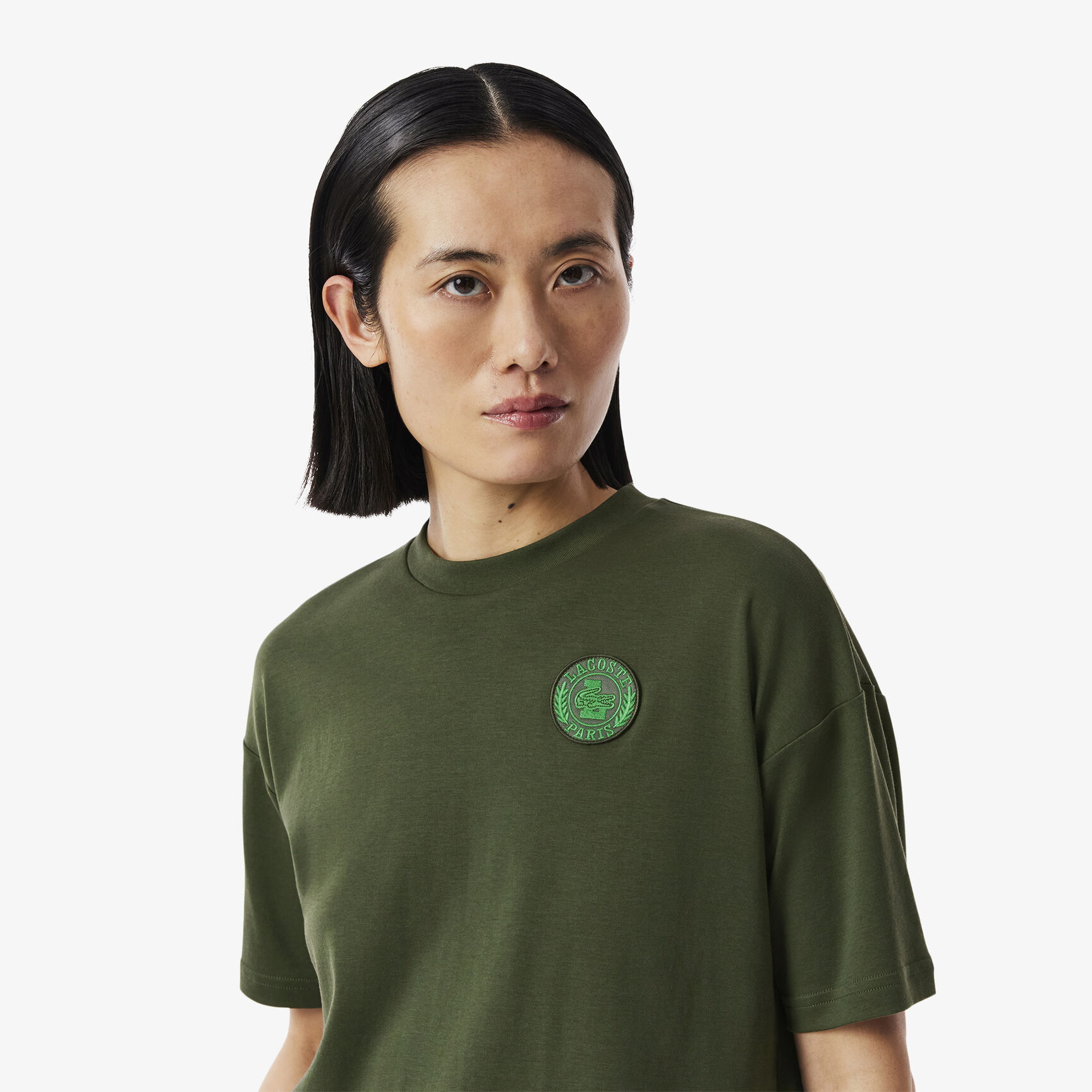 Lacoste Paris Badge Accent Jersey T-shirt