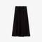 lacoste long pleated elasticated waist skirt