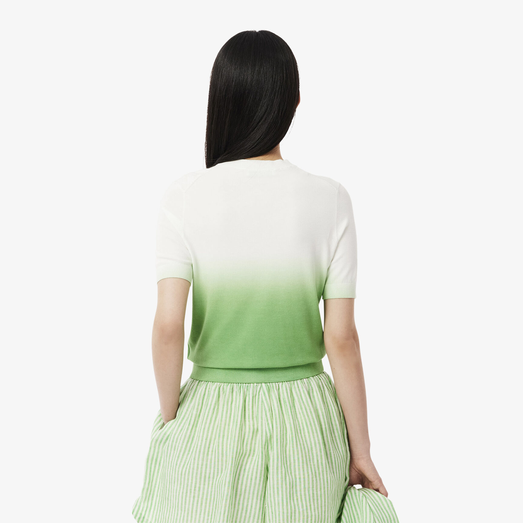 سترة قصيرة الأكمام بتأثير أومبري