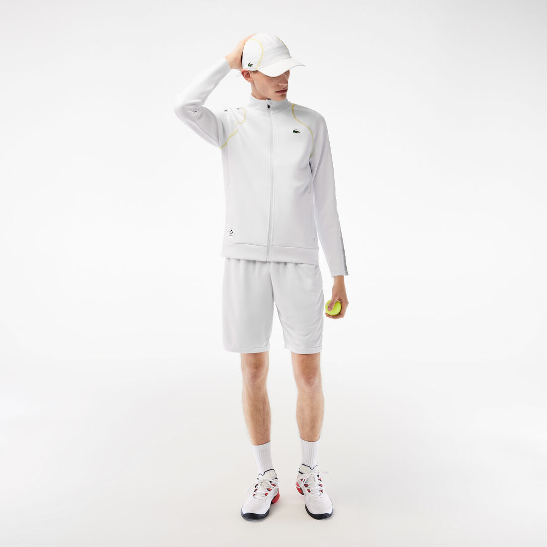 سويت شيرت بسحّاب للرجال مجموعة Lacoste Tennis x Daniil Medvedev سويت شيرت بسحّاب للرجال مجموعة Lacoste Tennis x Daniil Medvedev