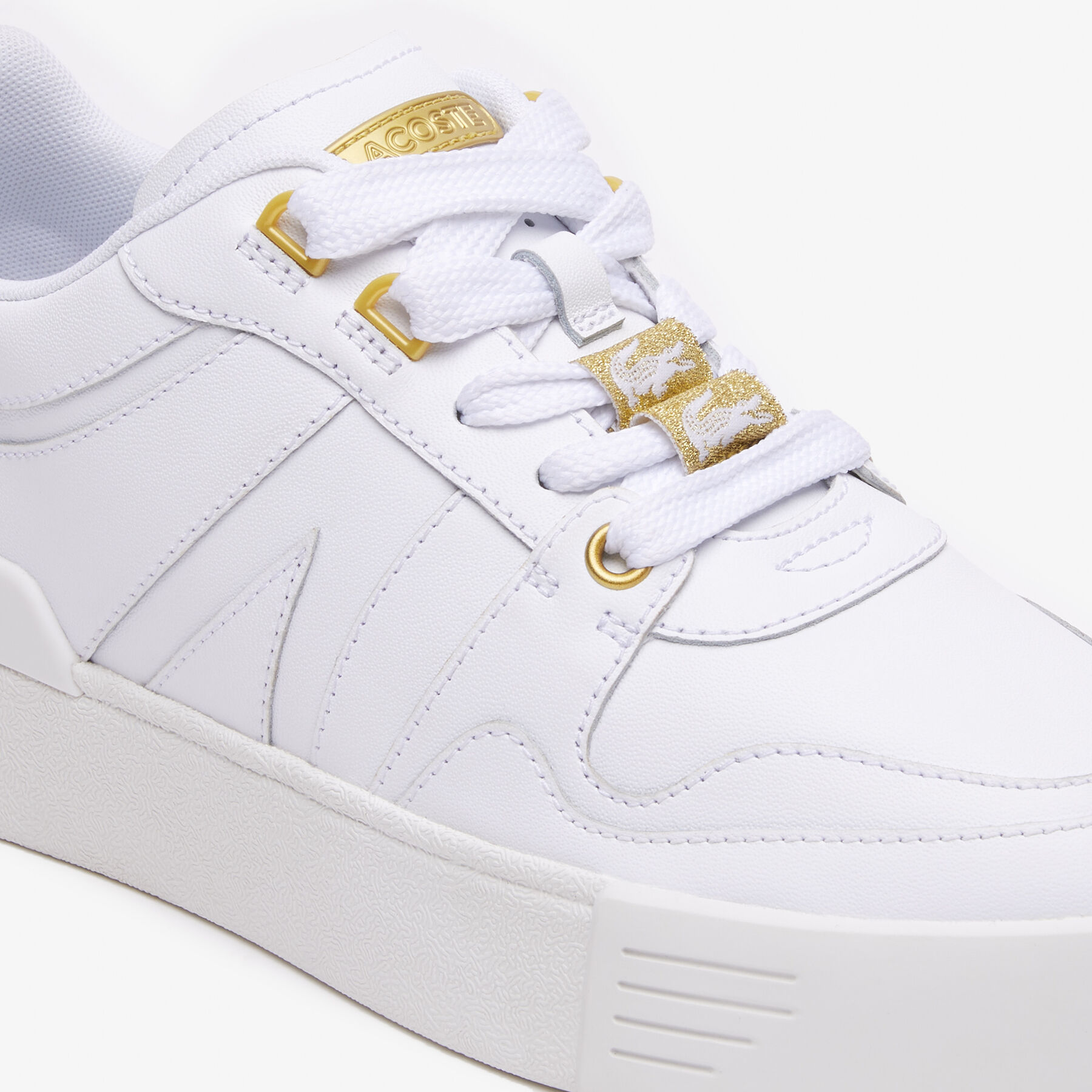 women s lacoste l002 leather trainers