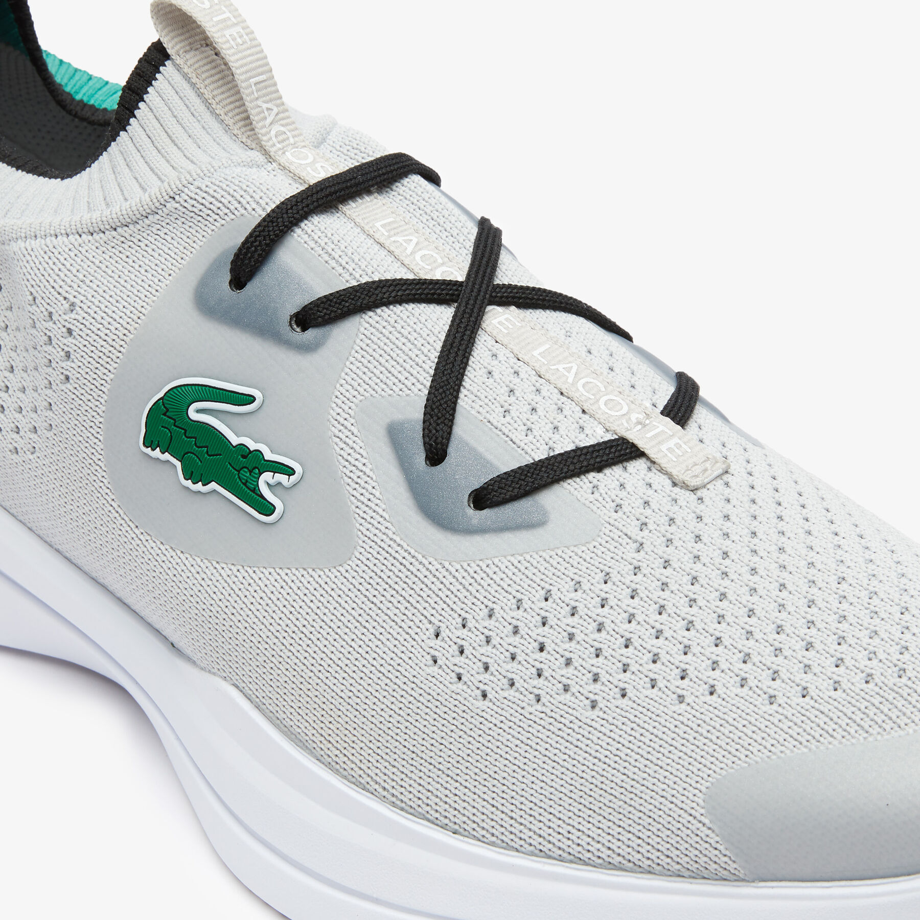 Men's Lacoste Run Spin Knit Textile Sneakers men s lacoste run spin knit textile sneakers