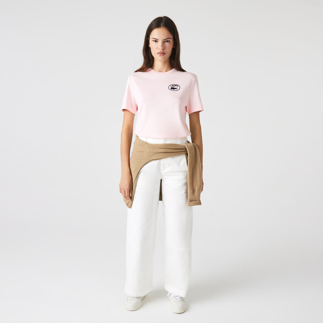 Women's Lacoste Loose Fit Organic Cotton T-shirt Women's Lacoste Loose Fit Organic Cotton T-shirt