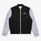 men s lacoste sport two tone print fleece zip teddy jacket