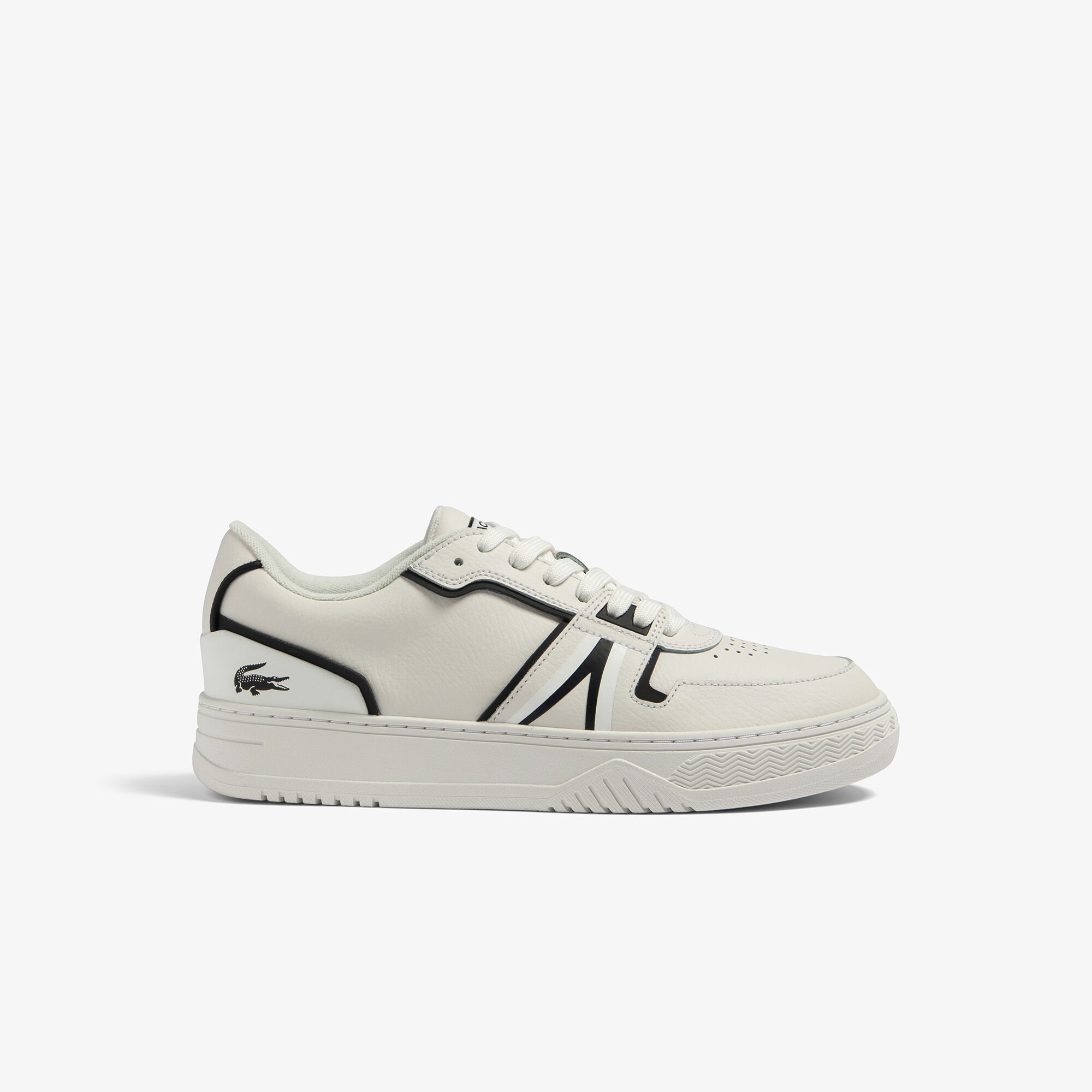 Leather mens lacoste trainers on sale