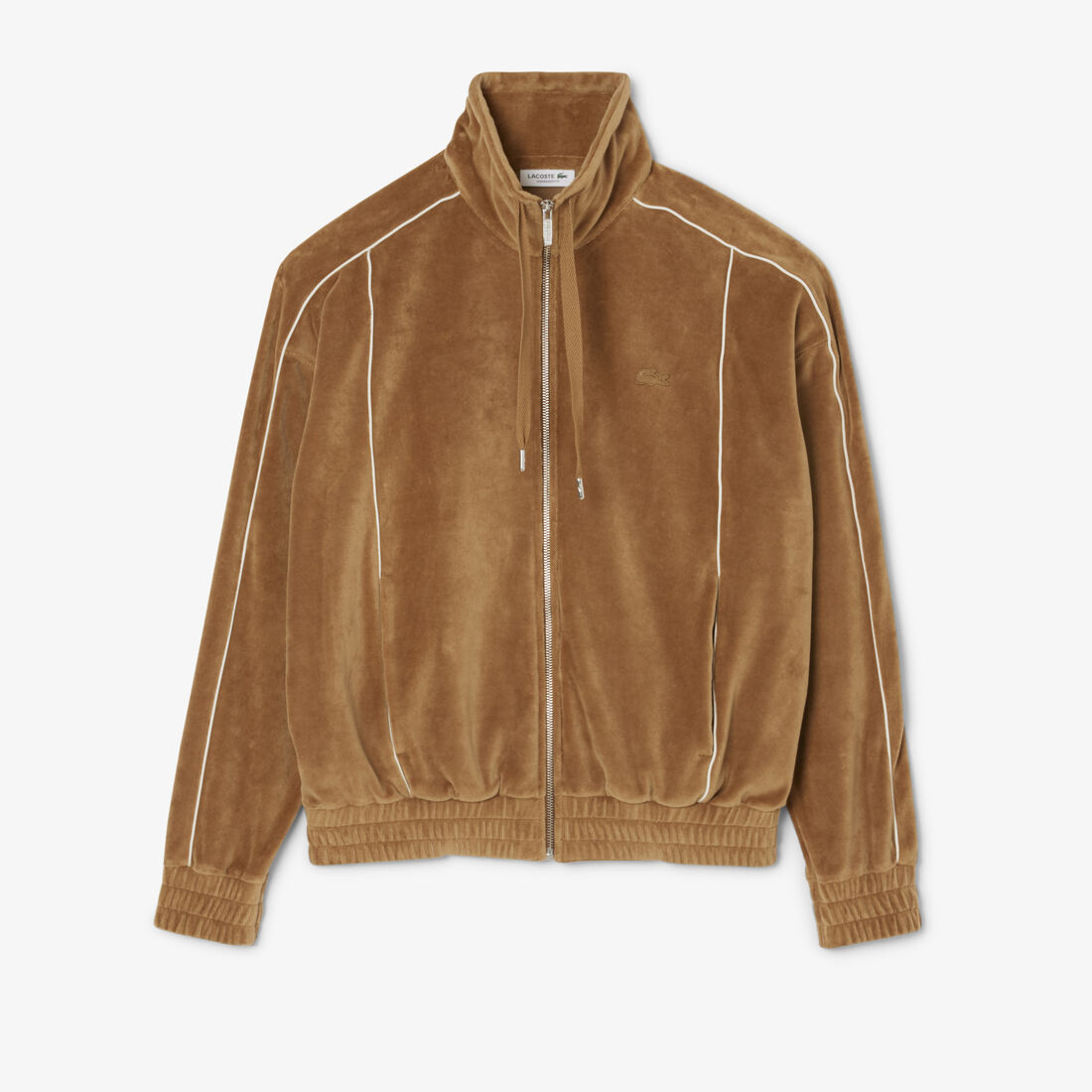 سويت شيرت مخملي بسحاب كبير الحجم سويت شيرت مخملي بسحاب كبير الحجم