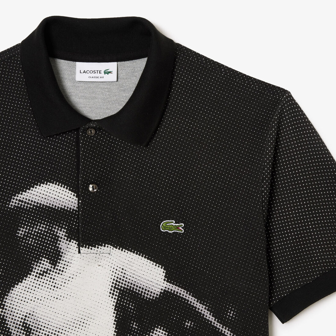 Original L.12.12 Rene Lacoste Print Polo Shirt Original L.12.12 Rene Lacoste Print Polo Shirt